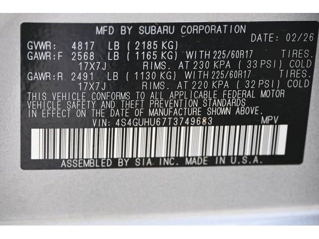 New 2026 Silver Subaru Wilderness image 53