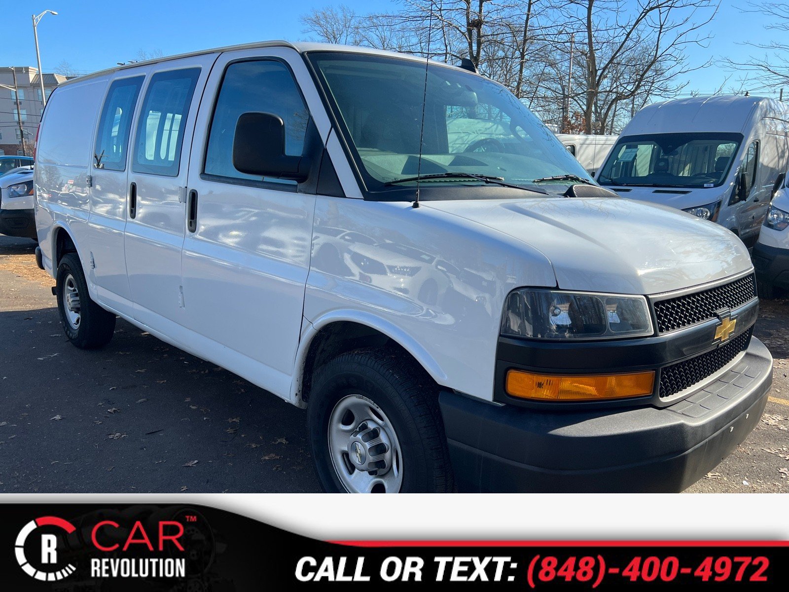 Pre-Owned 2021 Chevrolet Express Cargo Van RWD 2500 135” Minivan