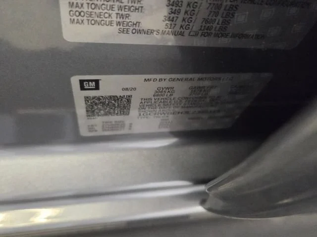 Used 2020 SATIN STEEL METALLIC Chevrolet Custom image 20