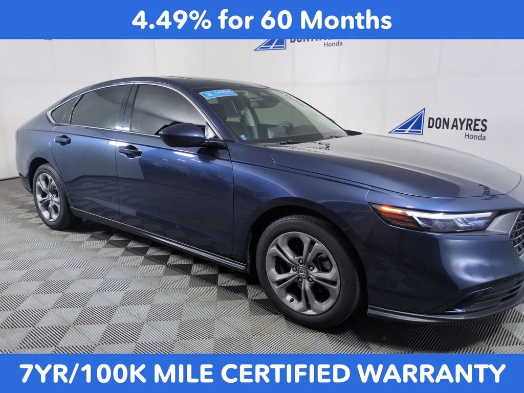 Certified Used 2024 Canyon River Blue Metallic Honda EX image 7