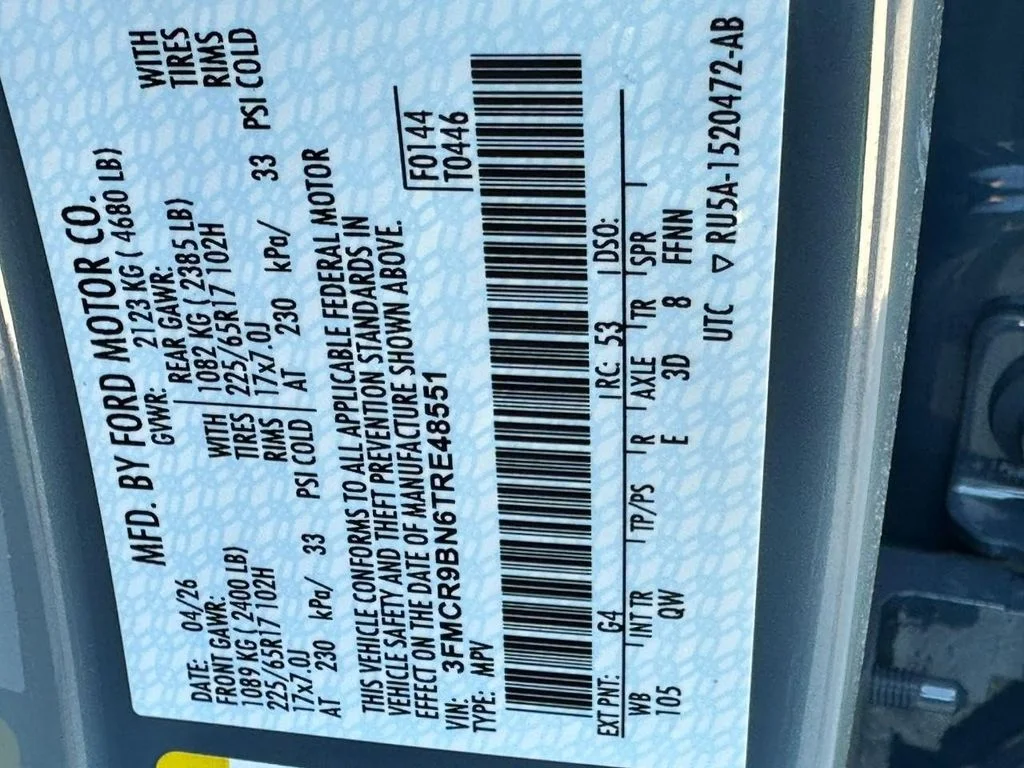 New 2026 Azure Gray Metallic Tri-Coat Ford Big Bend® image 14