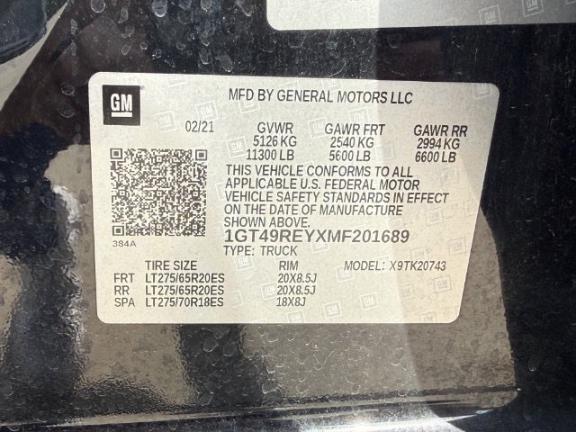 Used 2021 Ebony Twilight Metallic GMC Denali image 24