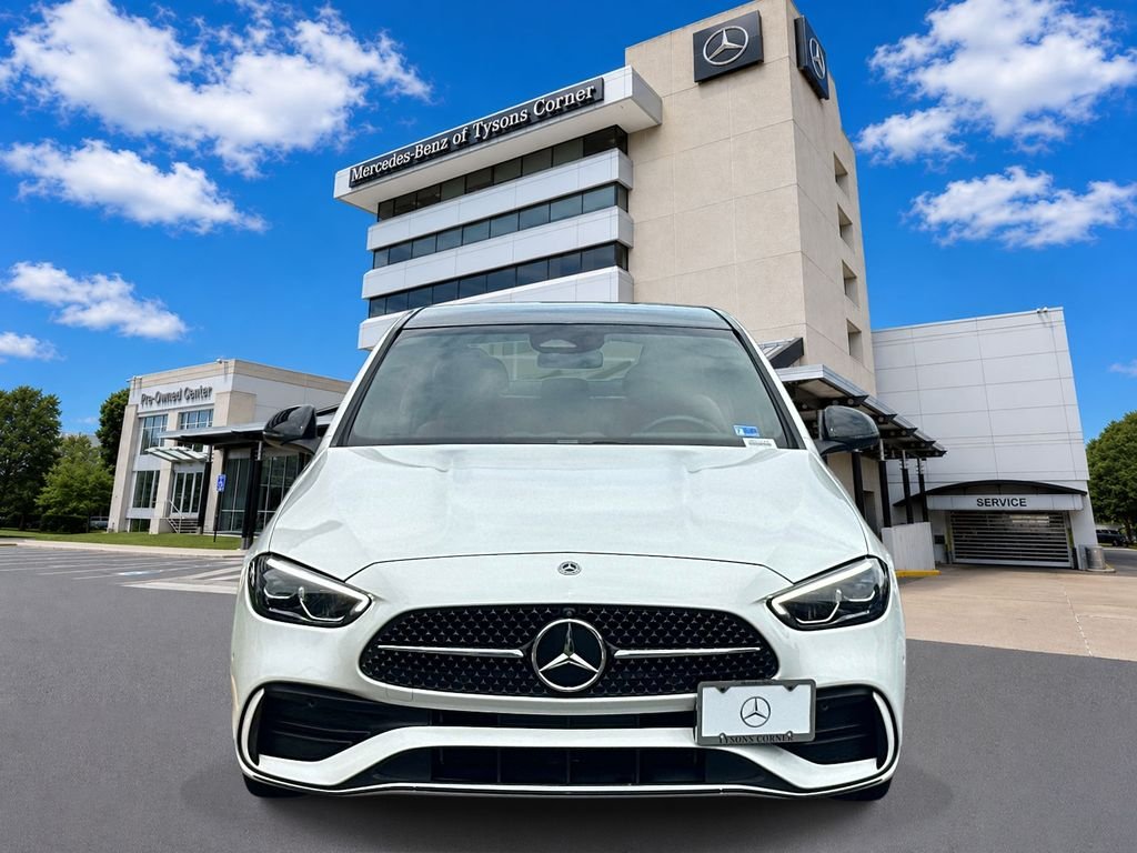 Certified Used 2023 MANUFAKTUR Moonlight White Metallic Mercedes-Benz C 300 image 2
