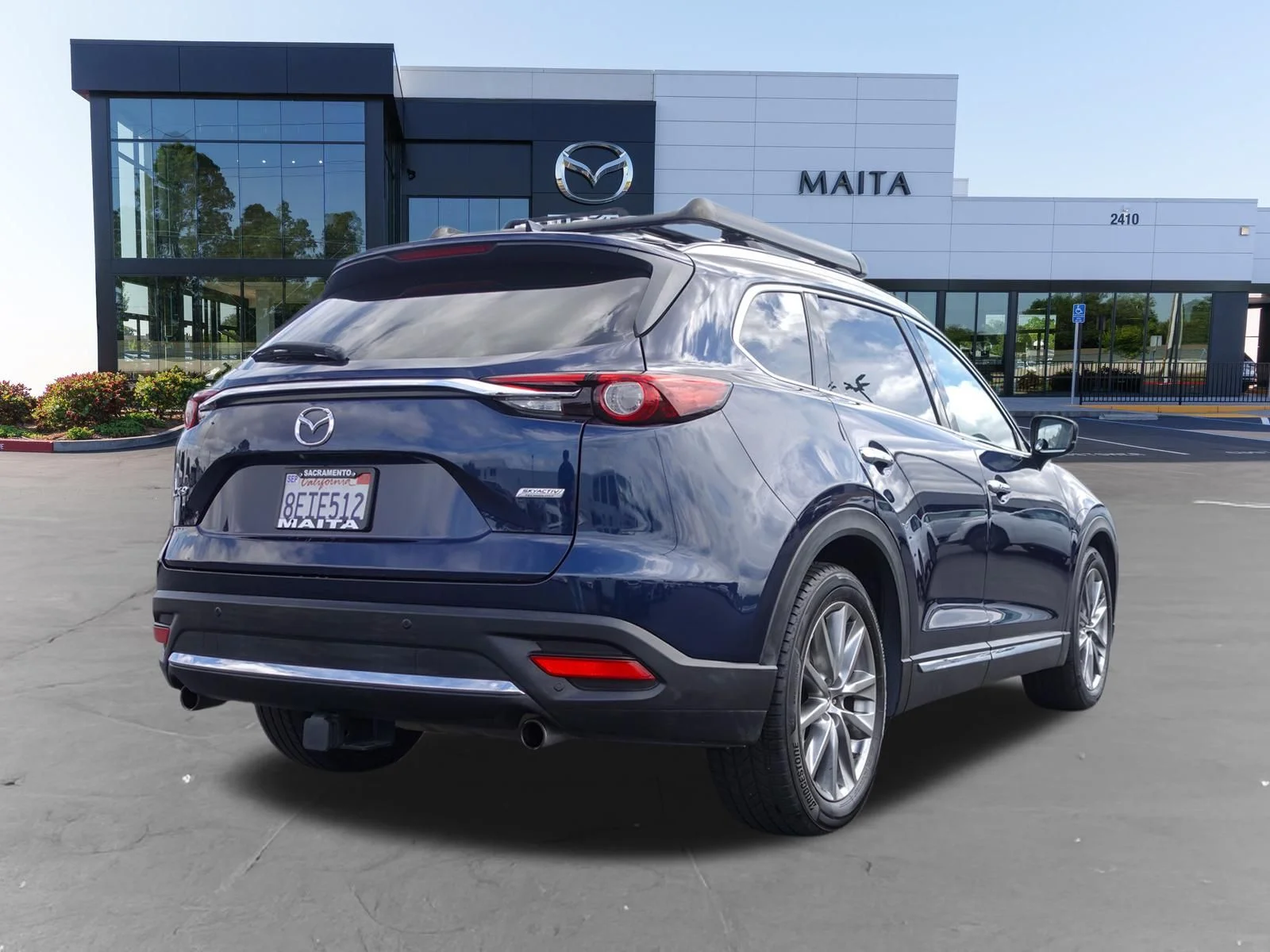 Used 2019 Deep Crystal Blue Mica Mazda Grand Touring image 3