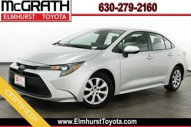 CLASSIC SILVER METALLIC 2025 Toyota Corolla Sedan Front-Wheel Drive 10-Speed CVT