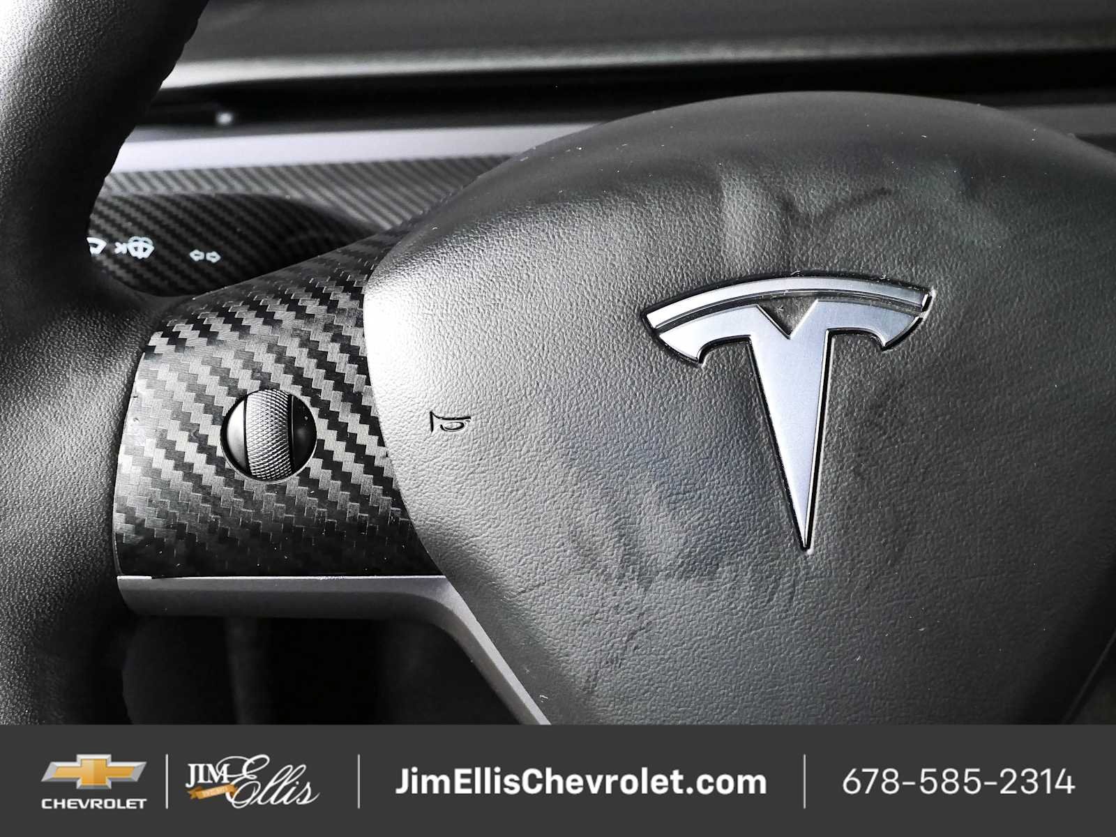 Used 2022 Black Tesla Performance Dual Motor All-Wheel Drive image 9