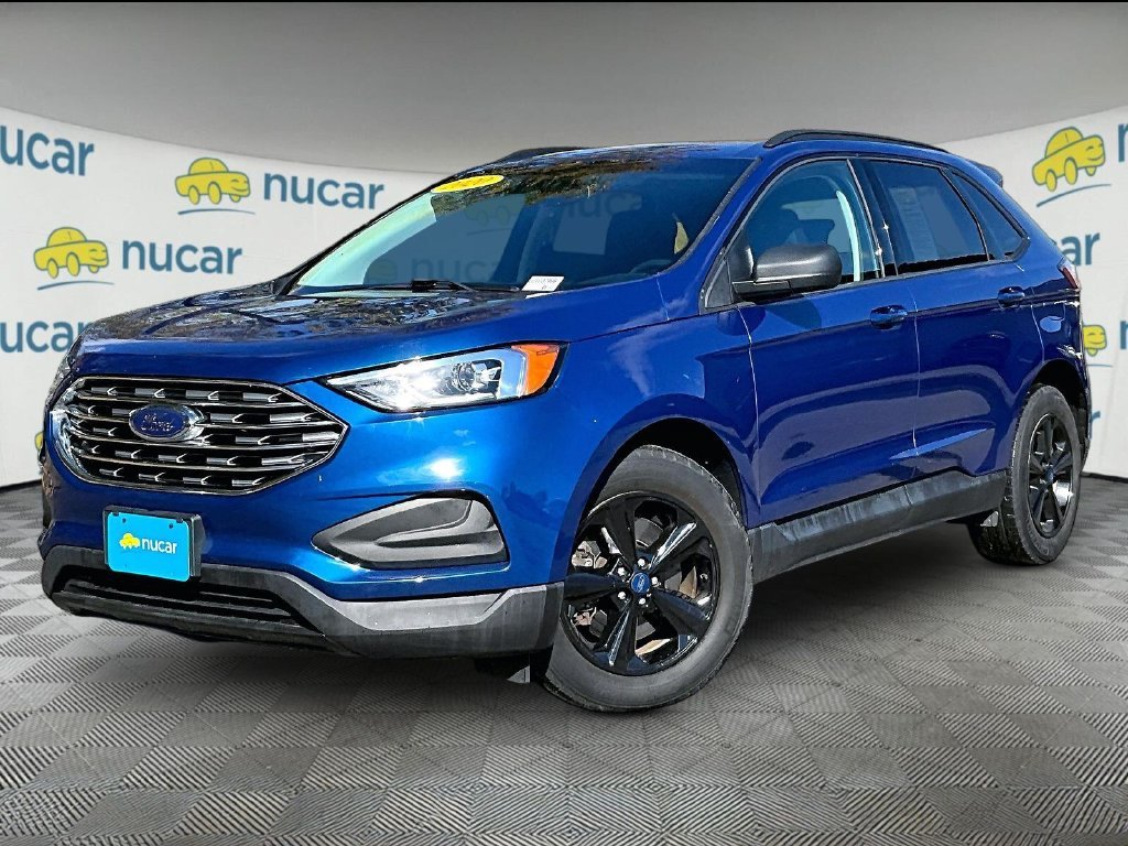 Used 2020 Blue Metallic Ford SE image 3