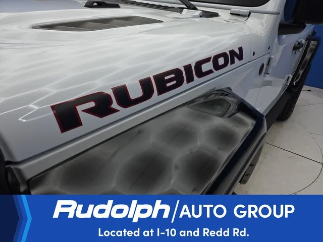 Used 2022 Bright White Clearcoat Jeep Unlimited Rubicon image 9