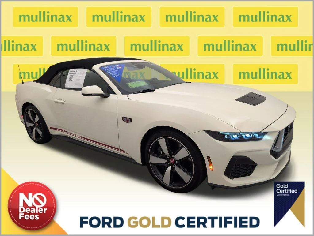 Certified Used 2025 White Ford GT Premium image 1