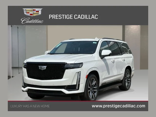 Used 2021 White Cadillac Sport Platinum image 1