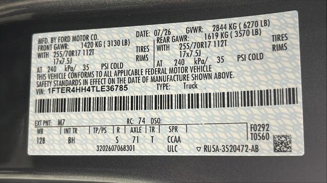 New 2026 Carbonized Gray Metallic Ford XLT image 71