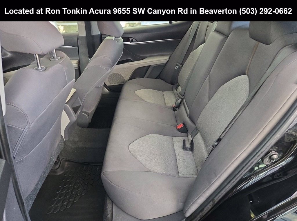 Used 2020 Midnight Black Metallic Toyota LE image 9