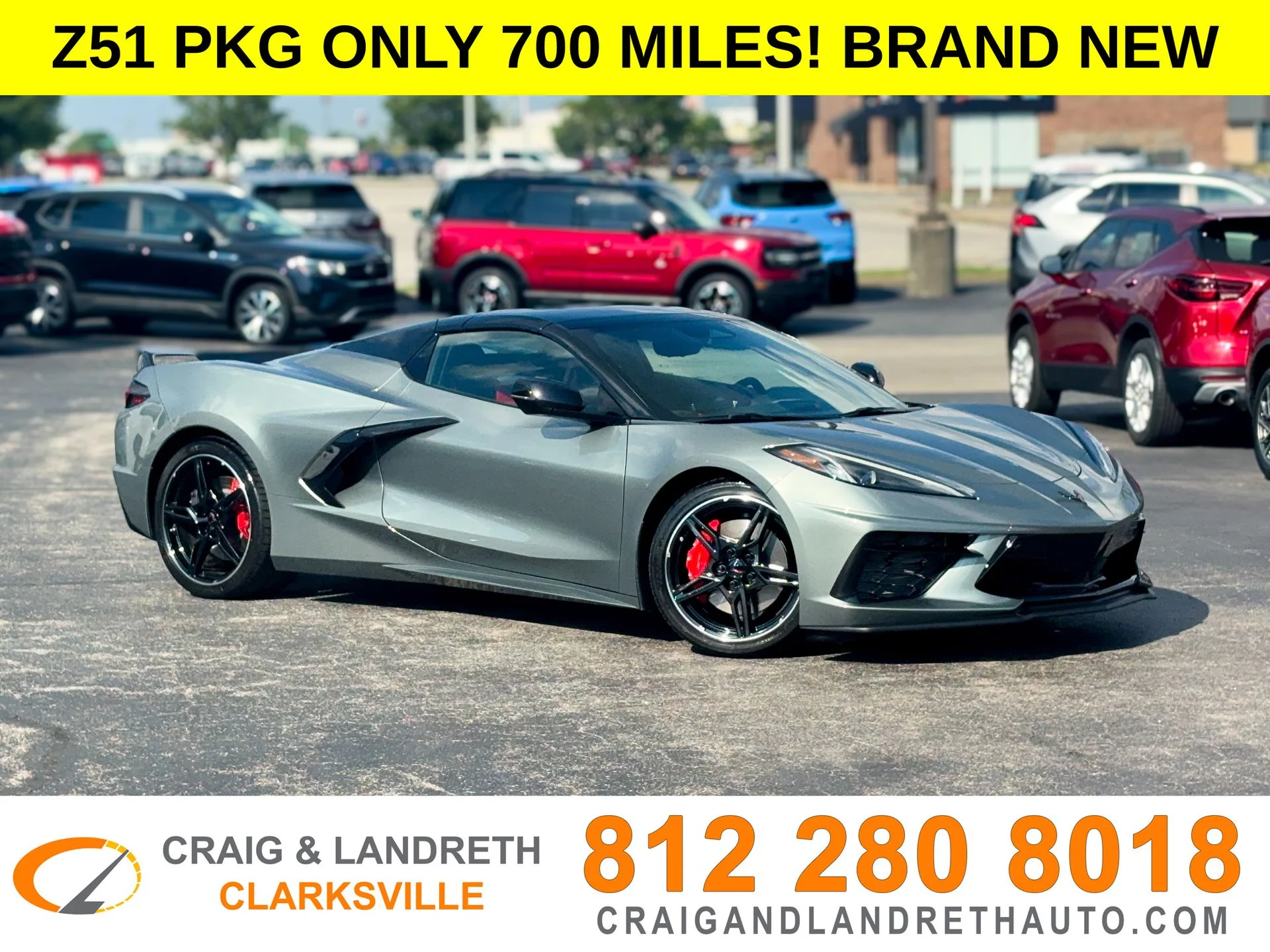 Used 2024 Gray Chevrolet Stingray image 1