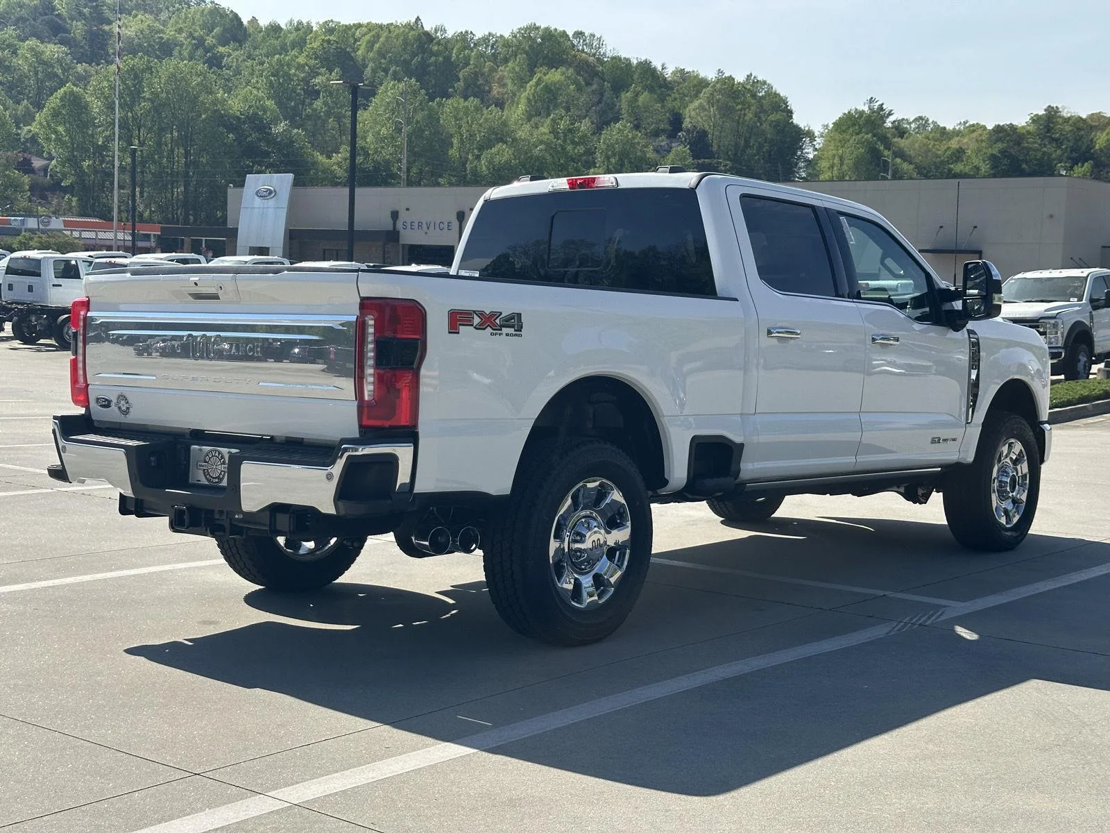 New 2026 Star White Metallic Tri-Coat Ford King Ranch image 7