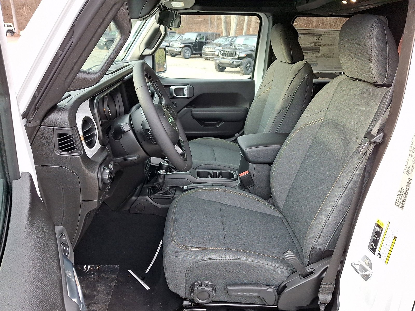 New 2026 Bright White Clear-Coat Exterior Paint Jeep Sport S image 9