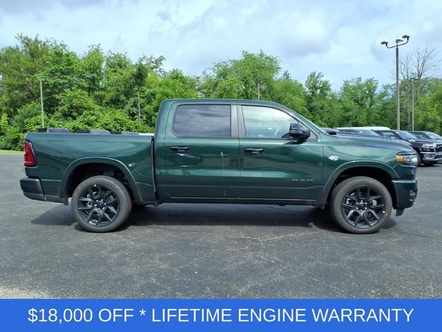 New 2026 Serrano-Green Metallic Exterior Paint RAM Laramie image 8