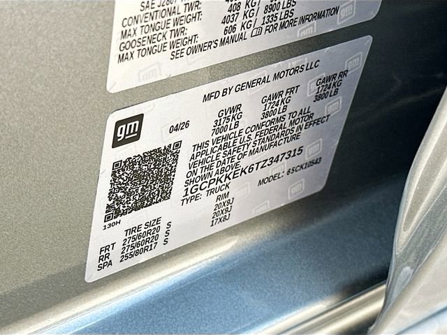 New 2026 Sterling Gray Metallic Chevrolet LT (2FL) image 34