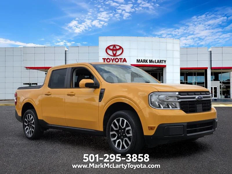 Used 2022 Orange FORD LARIAT FWD SUPERCREW image 7
