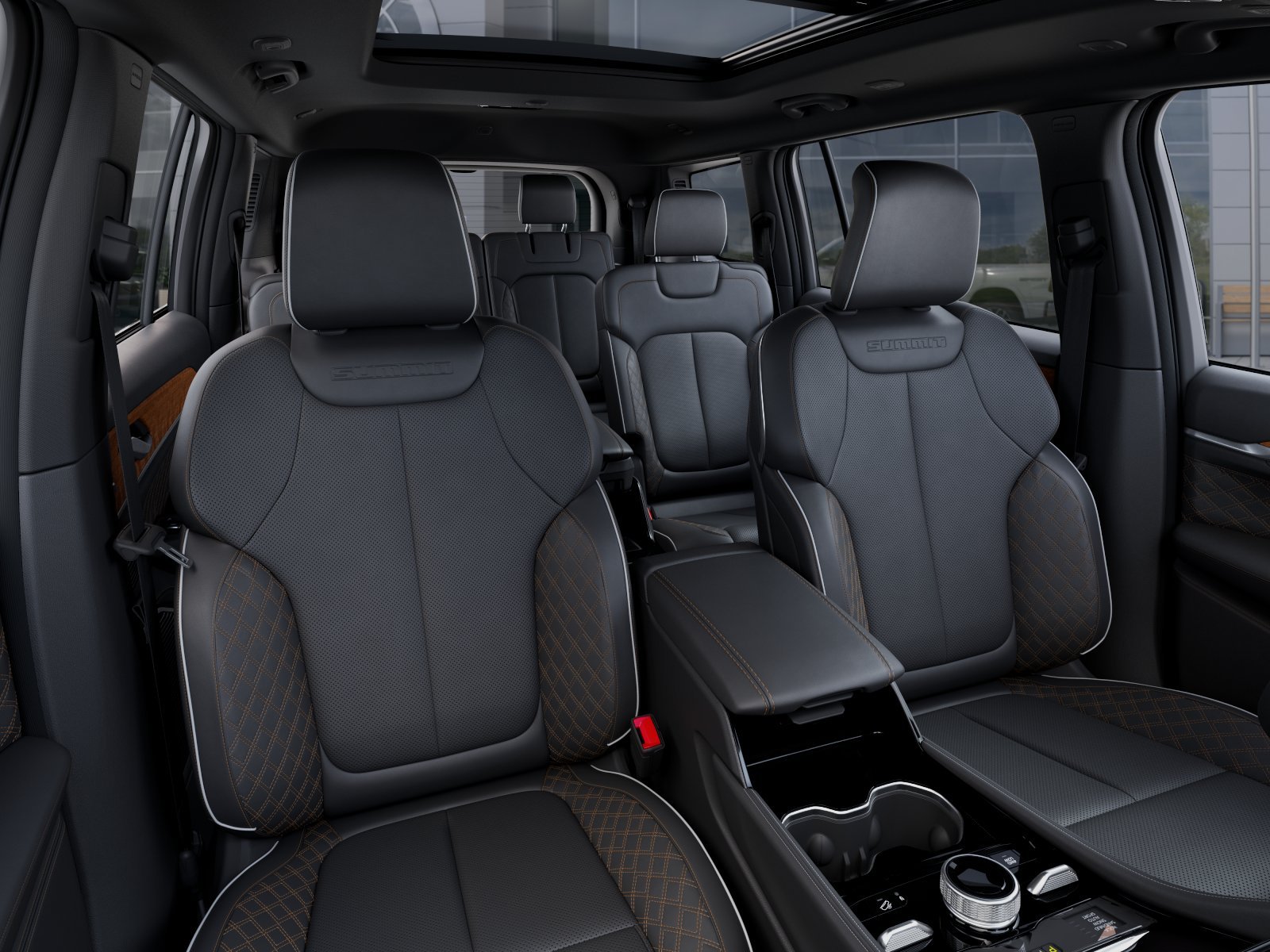 New 2026 Diamond Black Crystal Pearl-Coat Exterior Paint Jeep Summit image 42