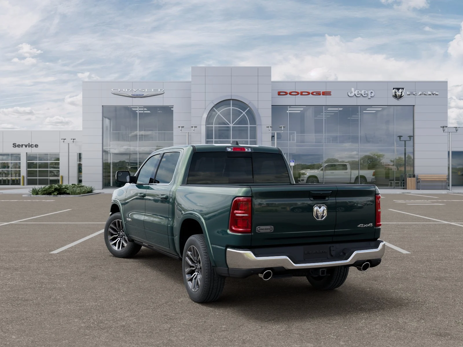 New 2026 Serrano-Green Metallic Exterior Paint RAM Limited image 3