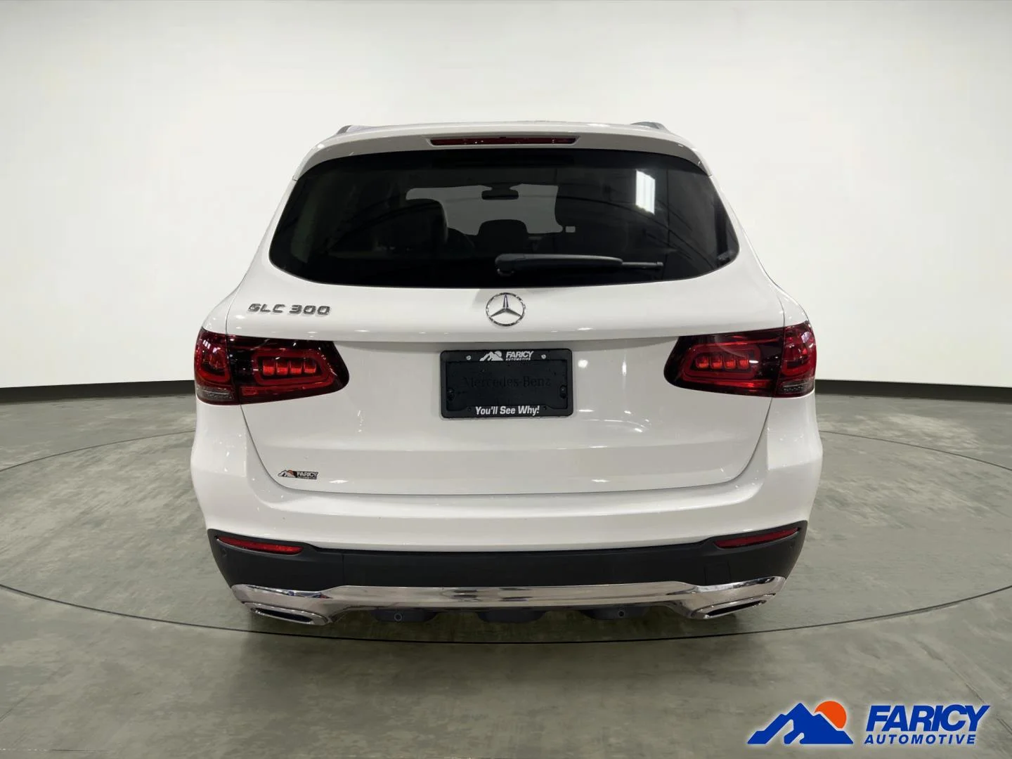Used 2021 Polar White Mercedes-Benz GLC 300 image 3