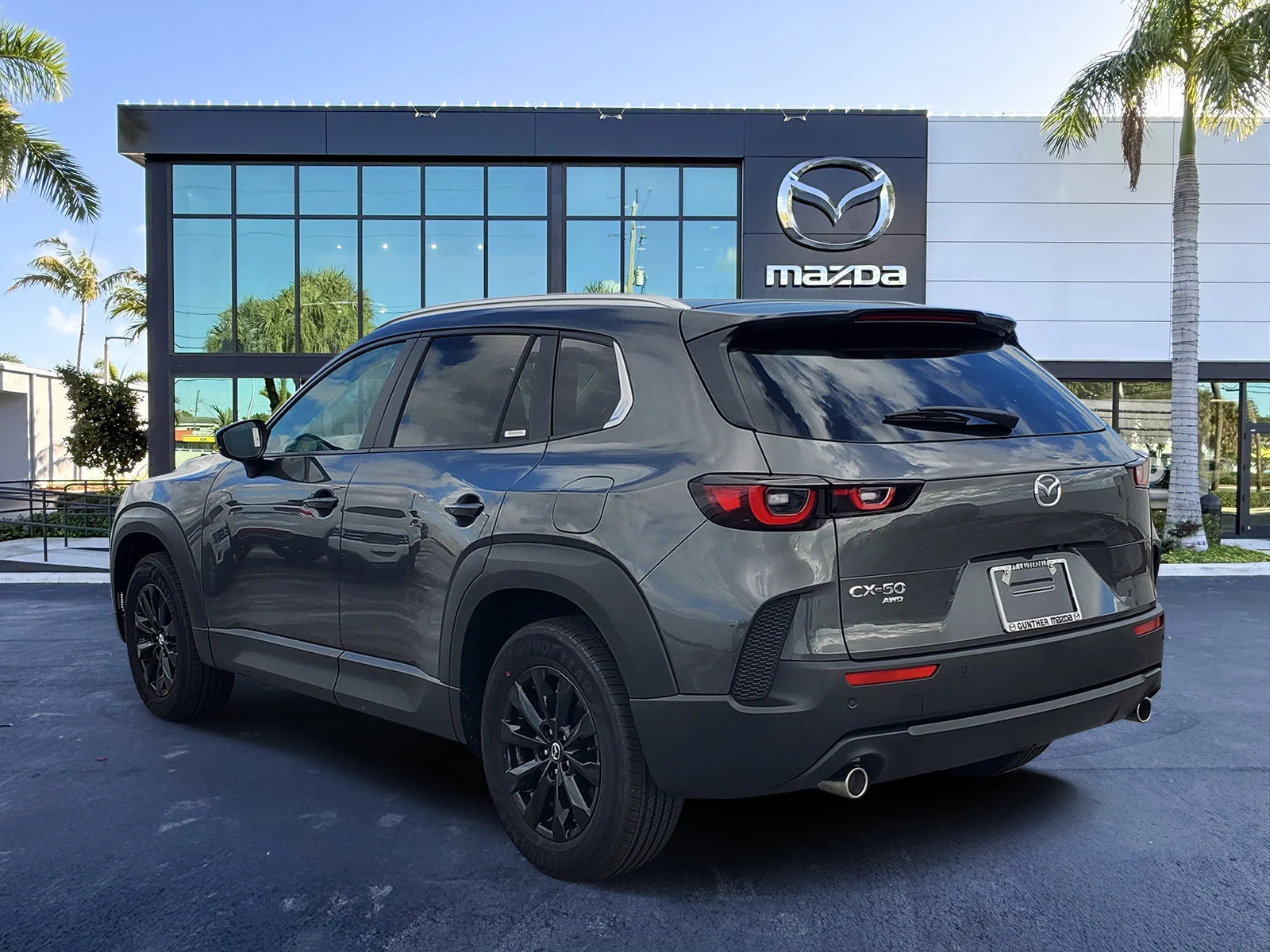 New 2026 Machine Gray Metallic Mazda Premium AWD image 3