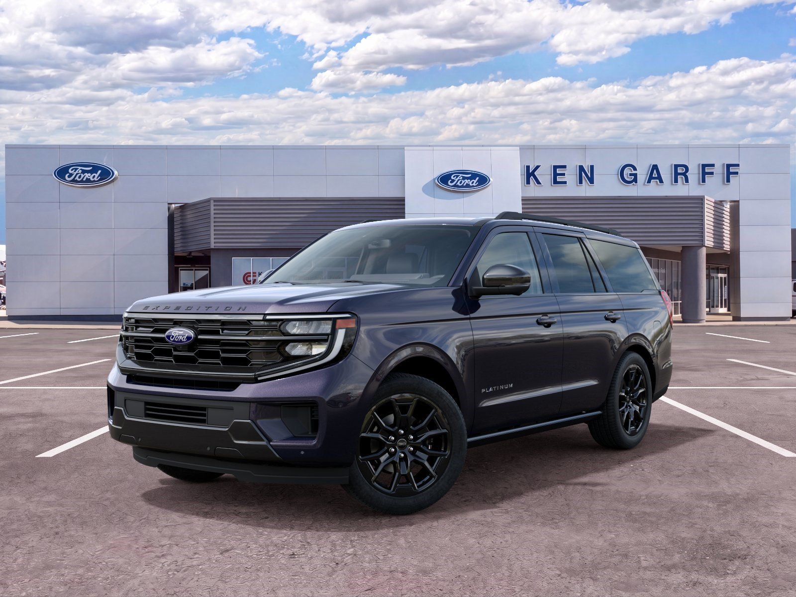 New 2027 Blue Ford Platinum image 2