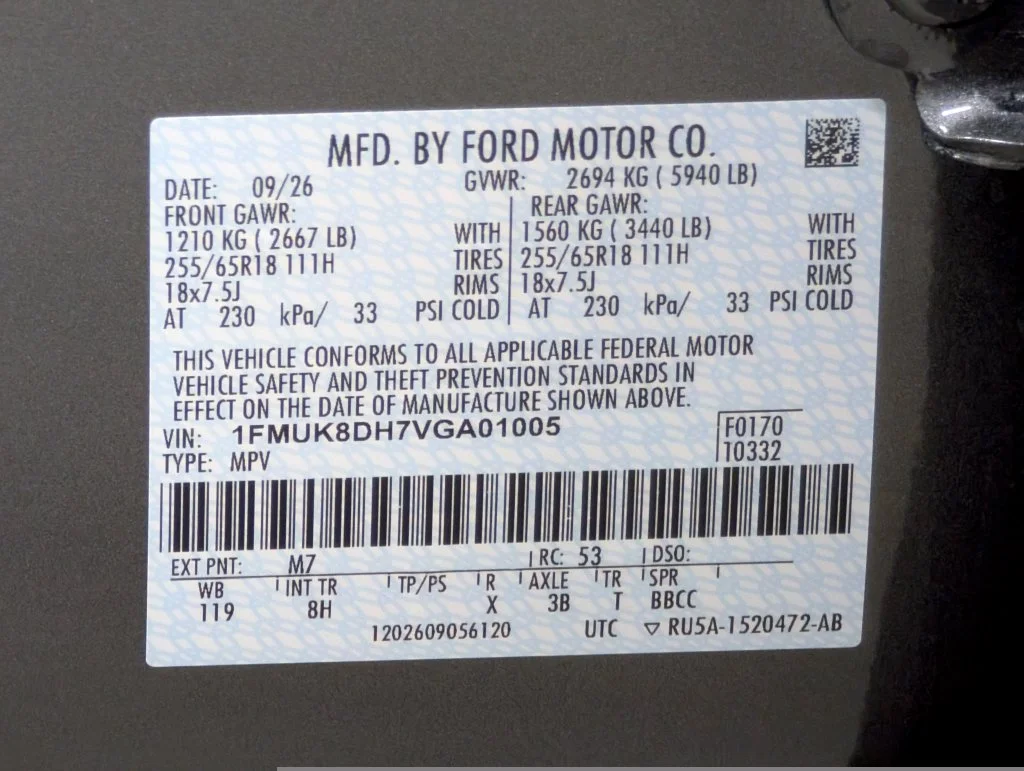 New 2027 Carbonized Gray Metallic Ford Active image 24