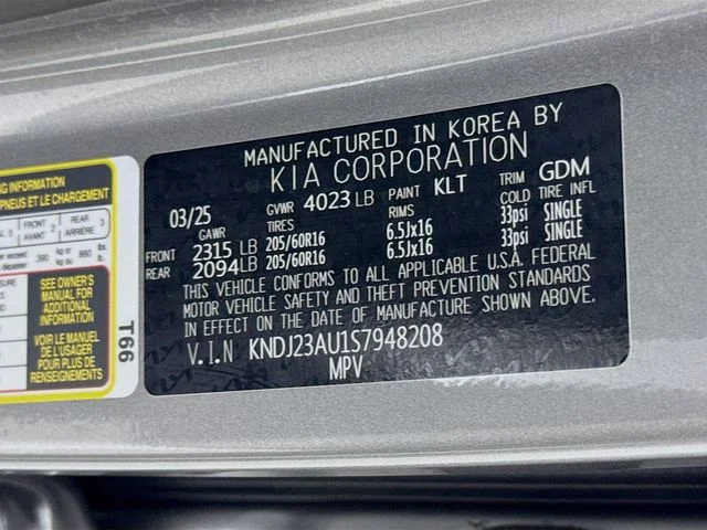 Used 2025 Gray Kia LX image 29