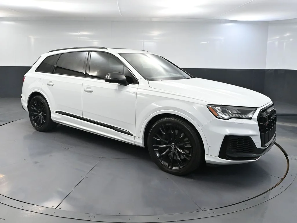 Used 2021 White Audi Premium Plus image 1
