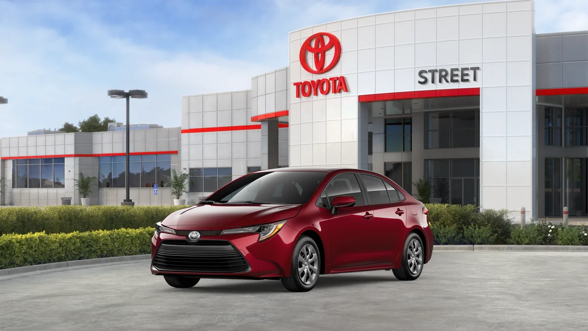 New 2026 Ruby Flare Pearl Toyota LE image 2