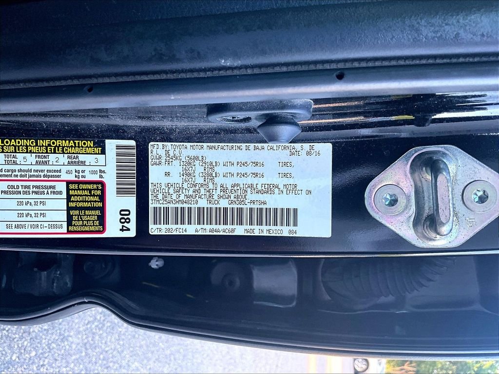 Used 2017 Black Toyota SR5 image 9