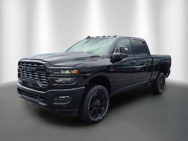 New 2026 Diamond Black Crystal Pearl-Coat Exterior Paint RAM Big Horn image 2