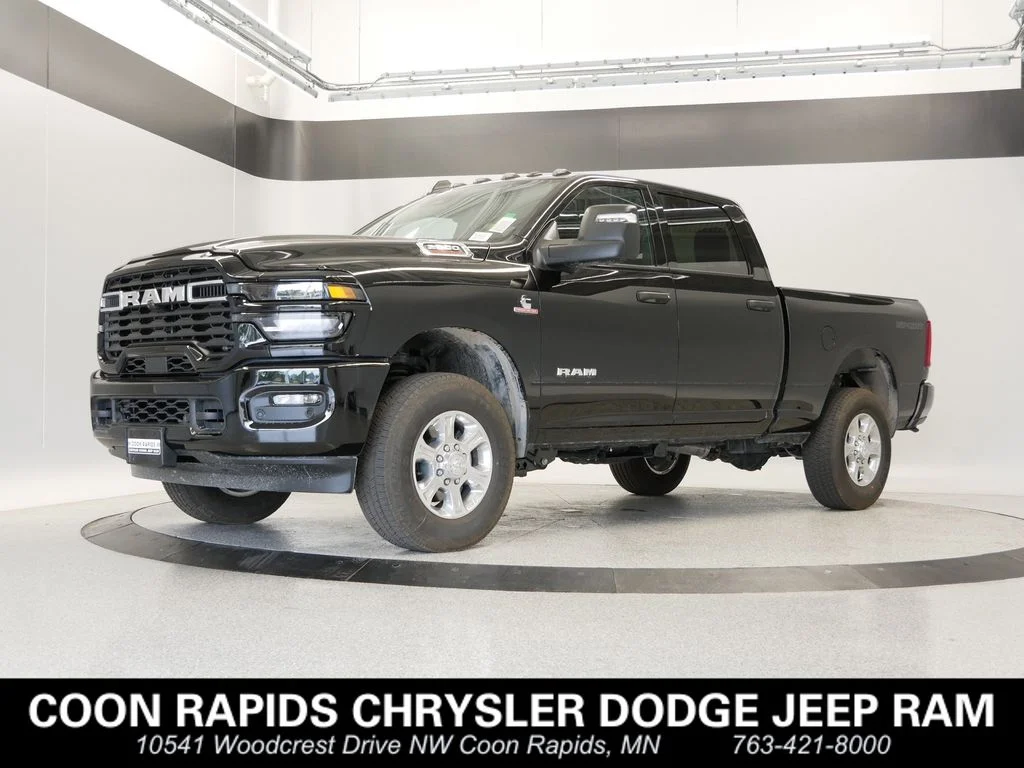 New 2026 Diamond Black Crystal Pearl-Coat Exterior Paint Ram Big Horn image 1
