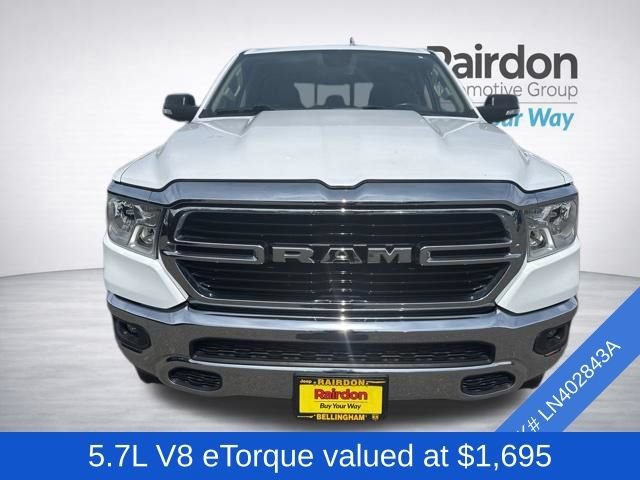 Used 2020 Bright White Clearcoat Ram Big Horn image 2