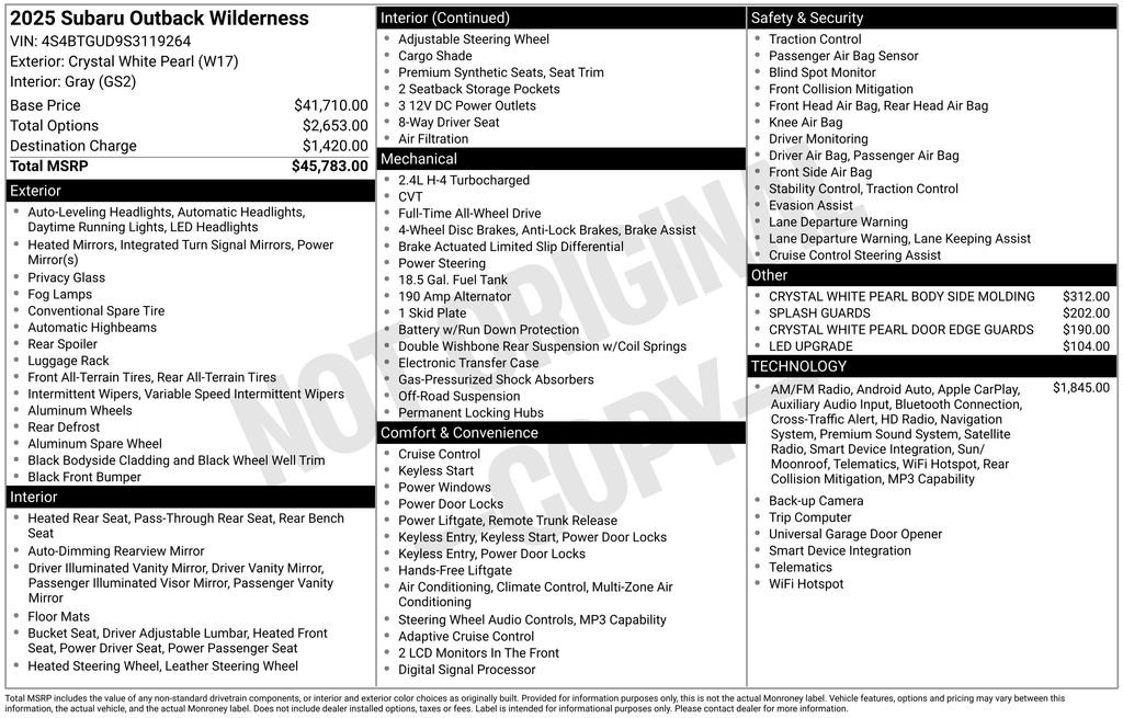 2025 Subaru Outback Wilderness - Photo 25
