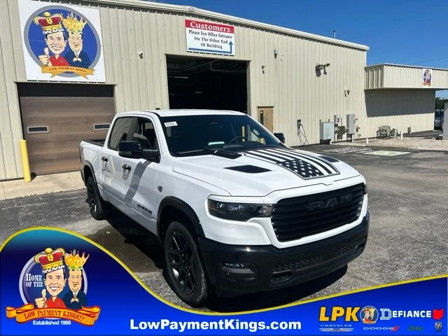 New 2026 Bright White Clear-Coat Exterior Paint RAM LARAMIE image 1