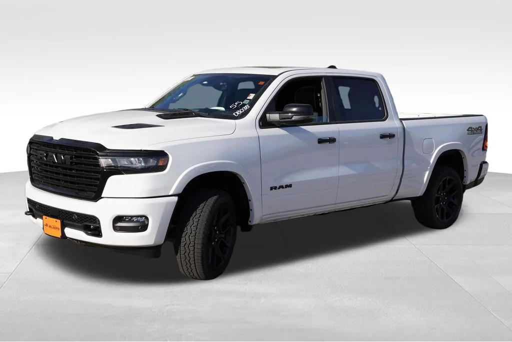 New 2026 Bright White Clear-Coat Exterior Paint RAM Laramie image 7