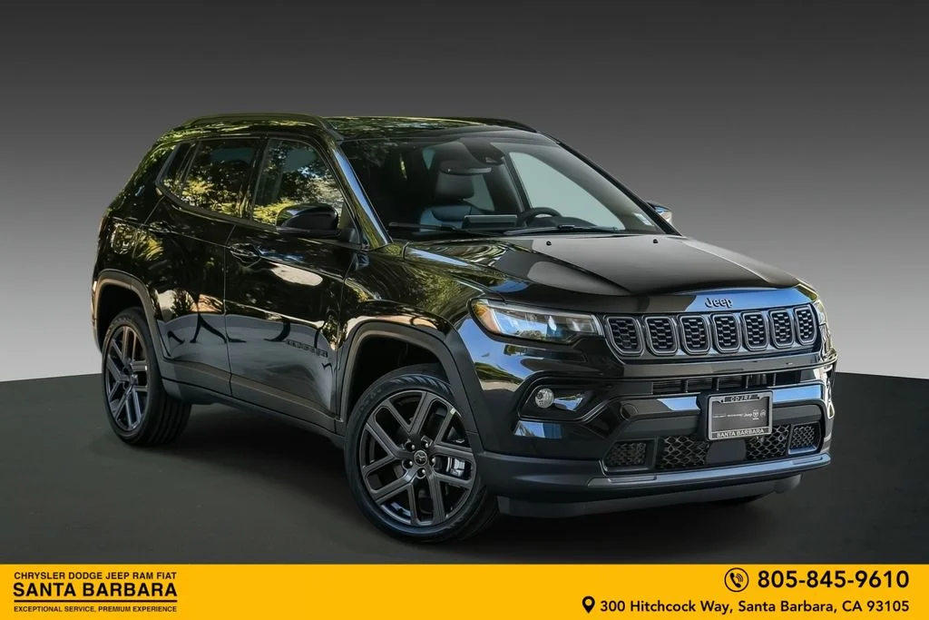 New 2026 Diamond Black Crystal Pearl-Coat Exterior Paint Jeep Limited image 1