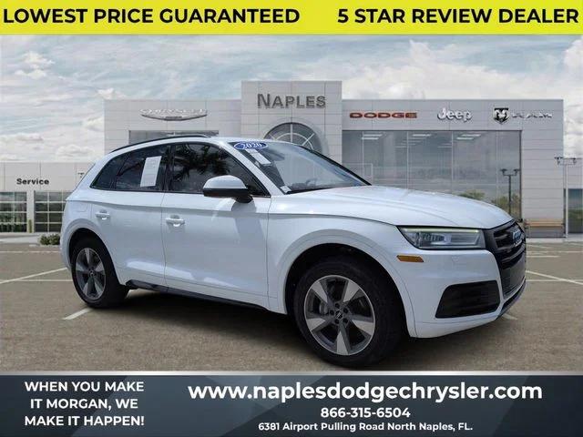 Used 2020 White Audi Premium image 1