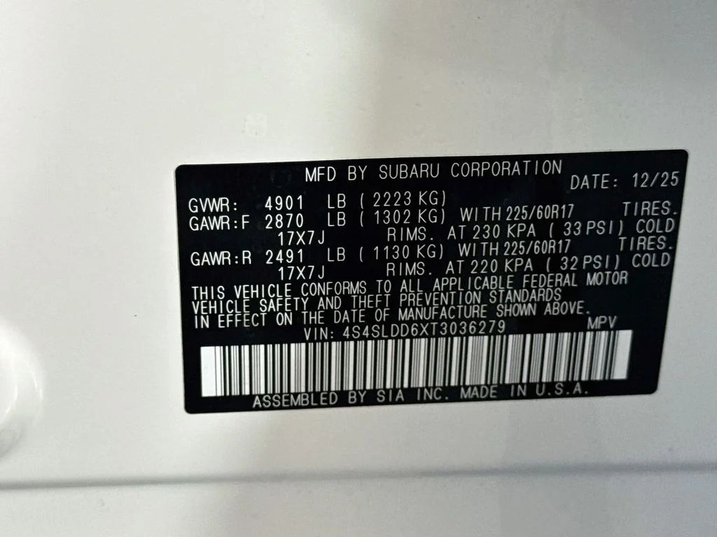 Certified Used 2026 White Subaru Premium image 43