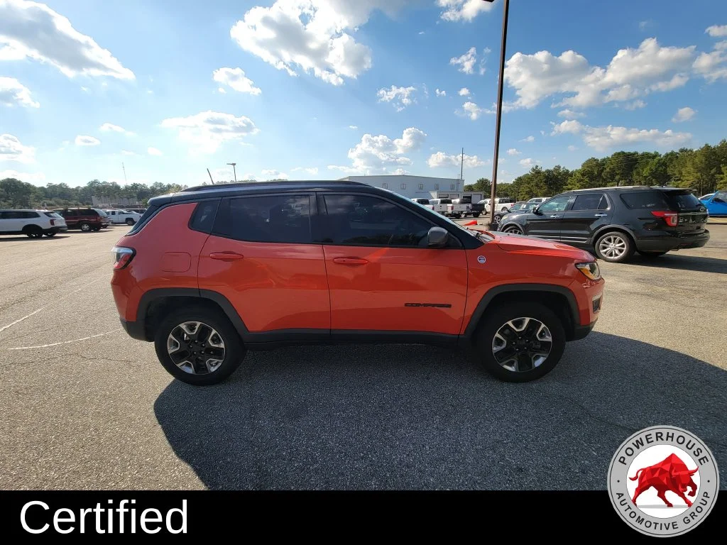 Used 2018 Orange Jeep Trailhawk image 8