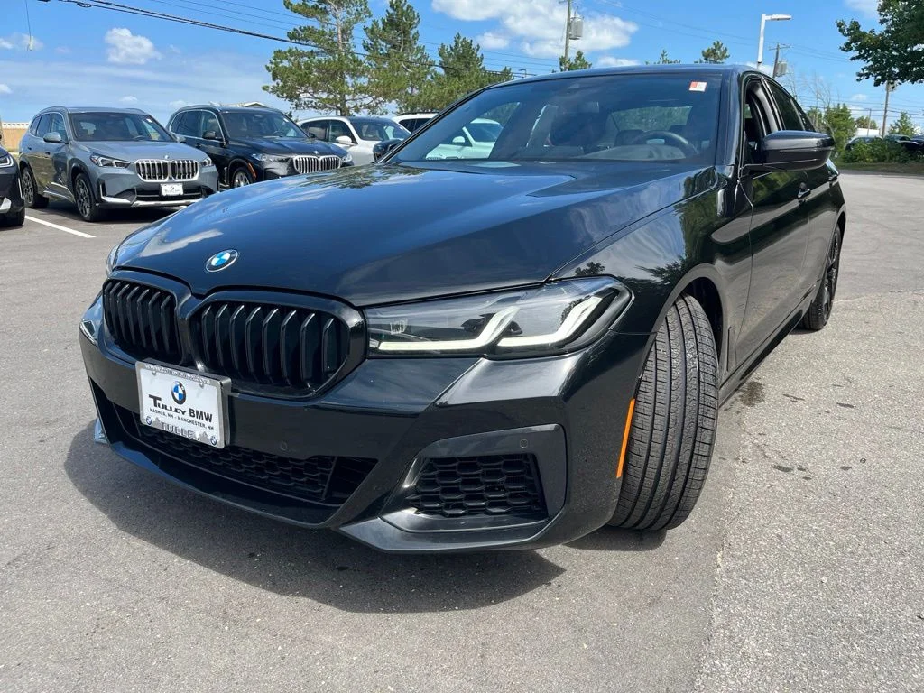 Certified Used 2023 Black Sapphire Metallic BMW 540i xDrive image 3