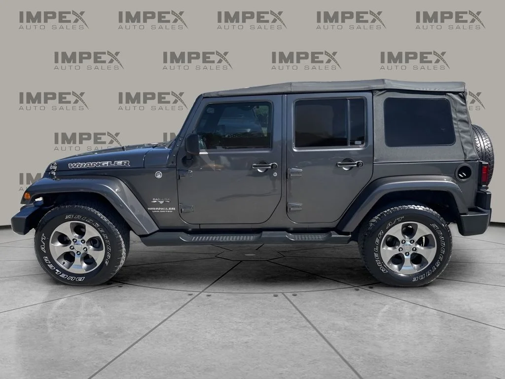 Used 2017 Gray Jeep Unlimited Sahara image 2