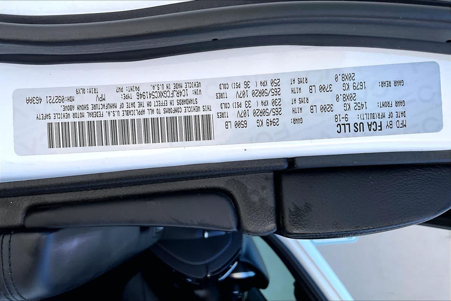 Used 2019 Bright White Clearcoat Jeep High Altitude image 37