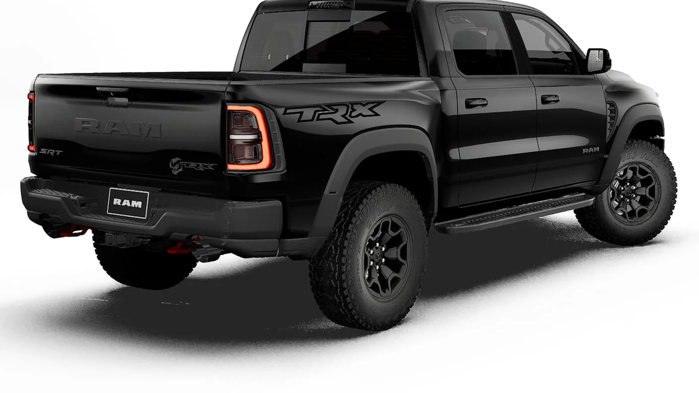 New 2027 Diamond Black Crystal Pearl-Coat Exterior Paint RAM RHO image 14