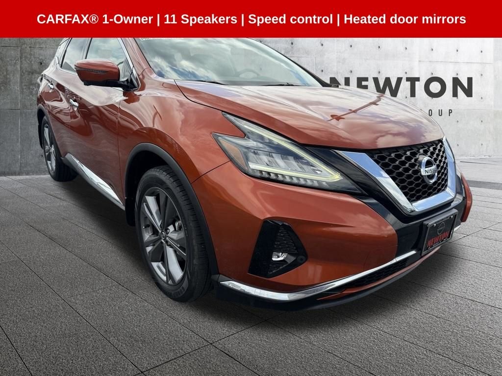 Used 2020 Orange Nissan Platinum image 1