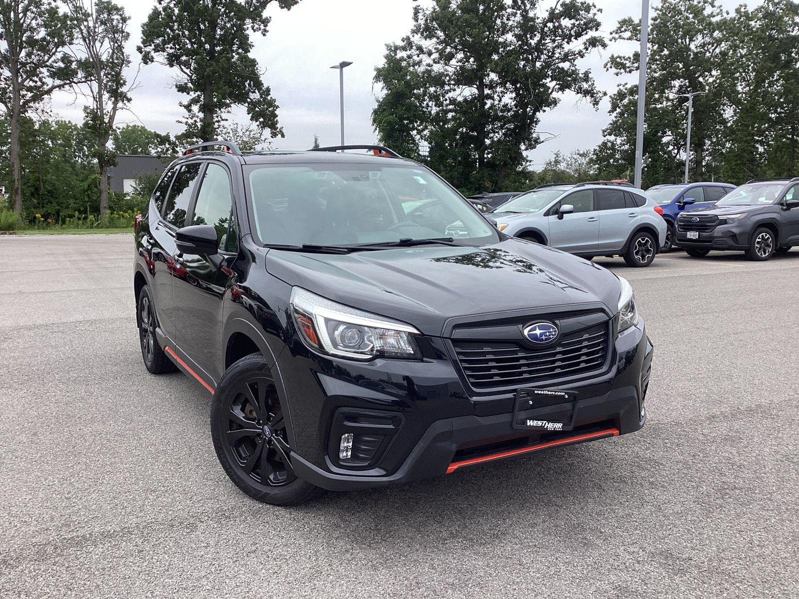 Used 2020 Crystal Black Silica Subaru Sport image 1