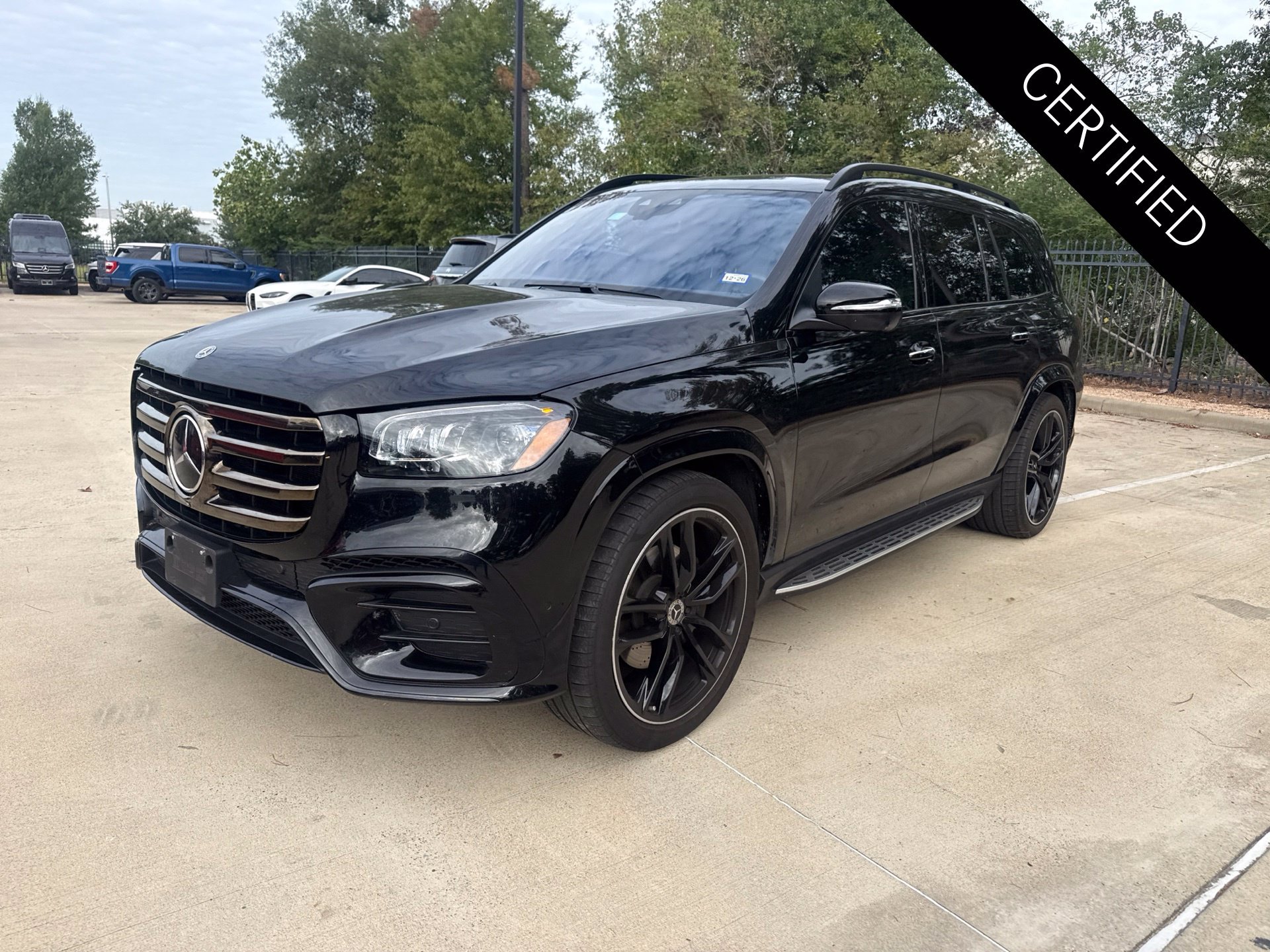 Certified Used 2025 Obsidian Black Metallic Mercedes-Benz GLS 450 image 8