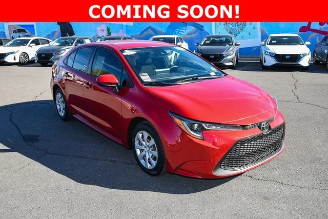 Used 2021 Red Toyota LE image 7